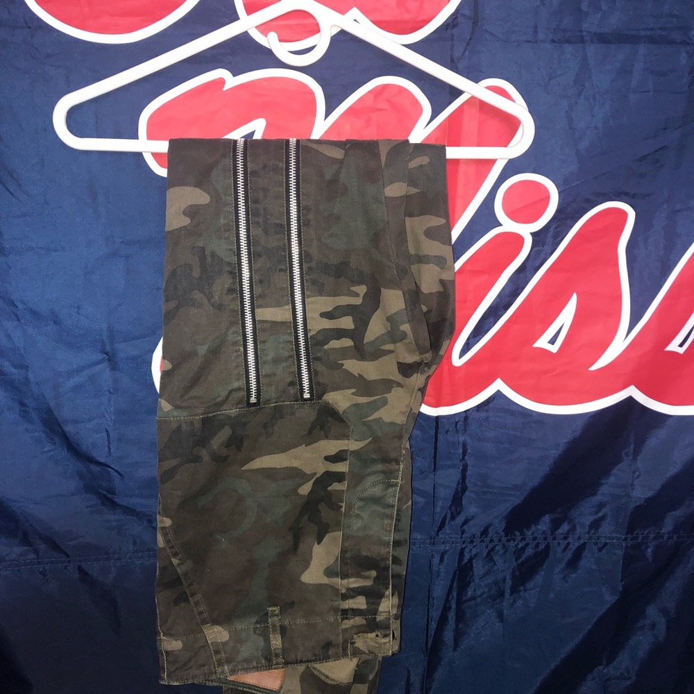 ASOS Camo Zipper Pants